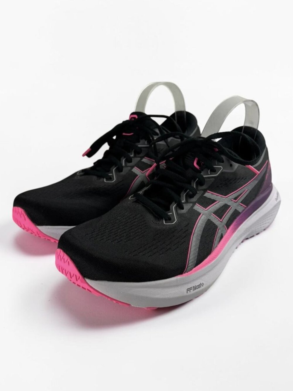 Women's ASICS GEL-Kayano 30 Running Shoes – Black / Lilac Hint • Size 12